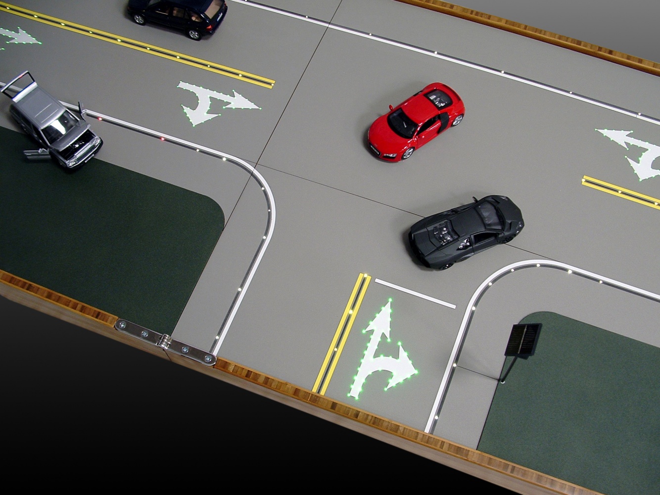 LED Lit Lane Indicators