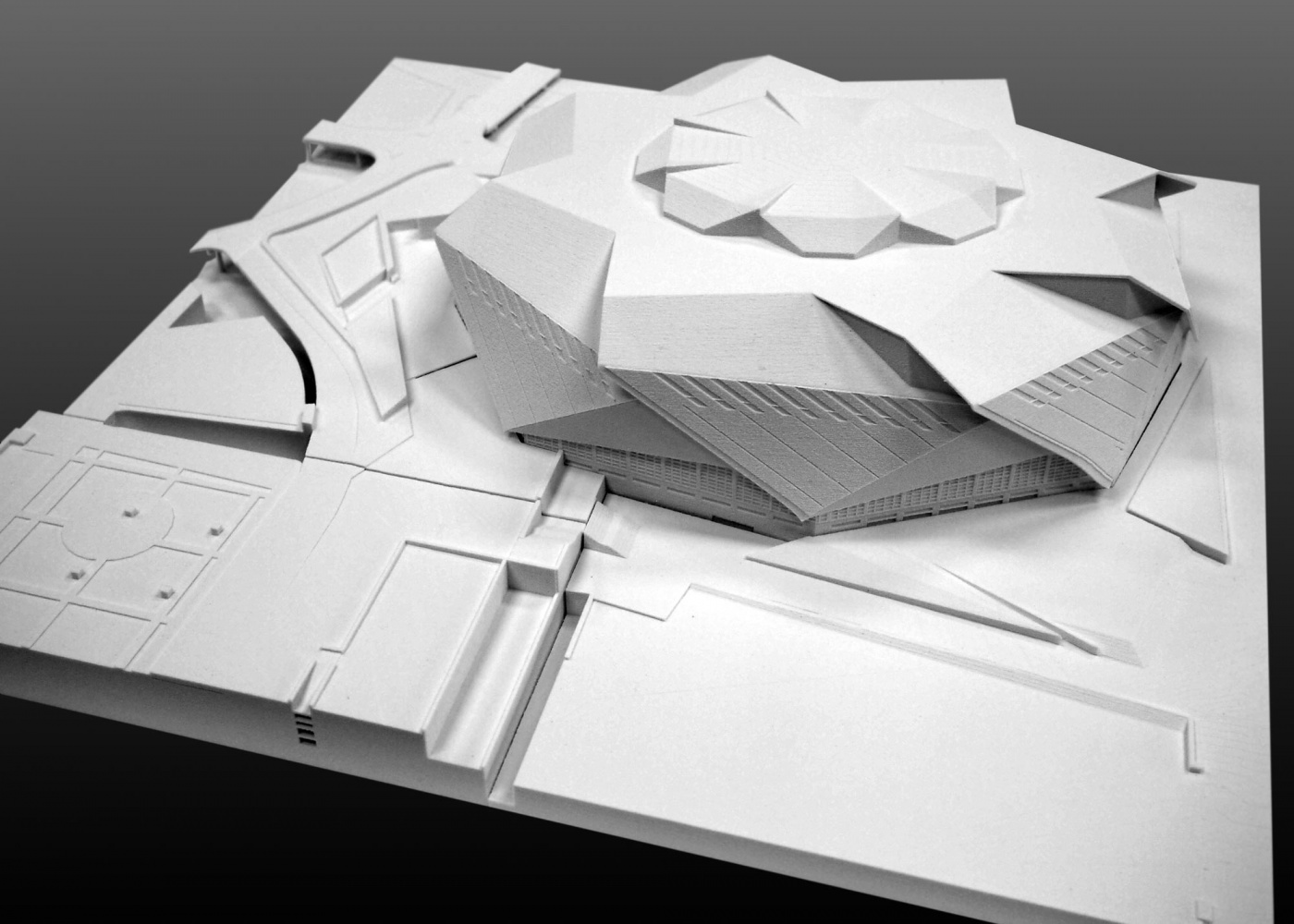 3D Printed Context Model of Falcons Stadium