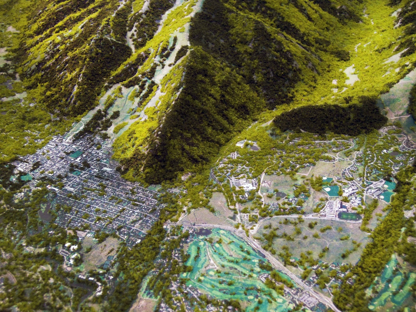 High Resolution Terrain Model of Mountain Valey