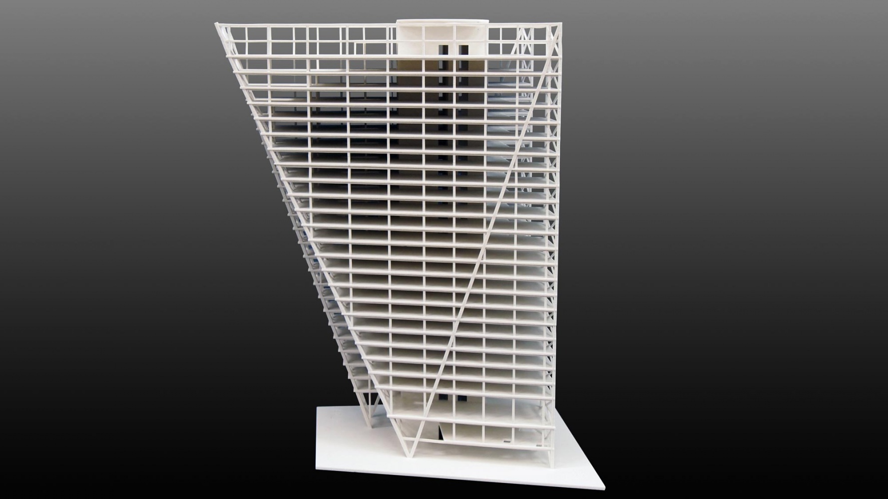 Structural 3d print of a tower
